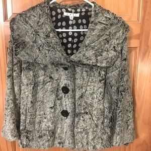 CAbi Chinchilly Faux Fur Jacket Style #626